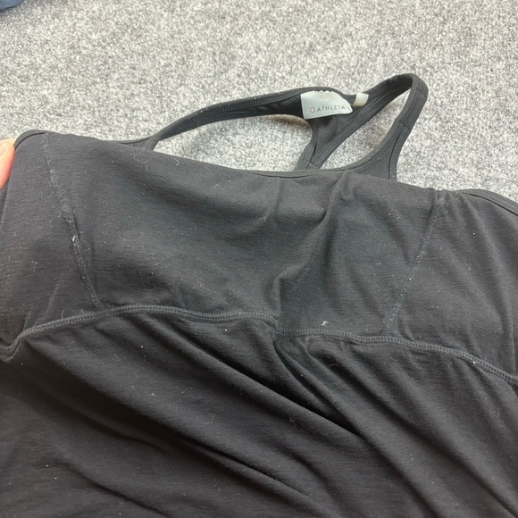 ATHLETA Women’s Black Built-In Bra Athletic Workout Tank Top size: Medium - Picture 4 of 10